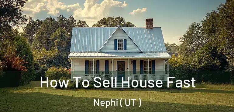  How To Sell House Fast Nephi ( UT )