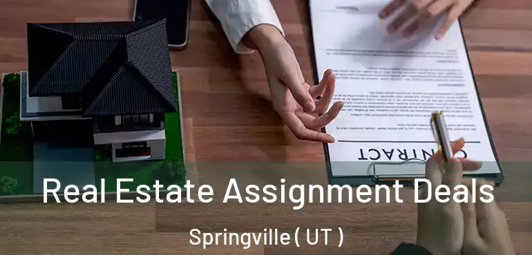  Real Estate Assignment Deals Springville ( UT )