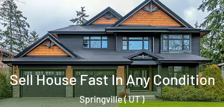  Sell House Fast In Any Condition Springville ( UT )