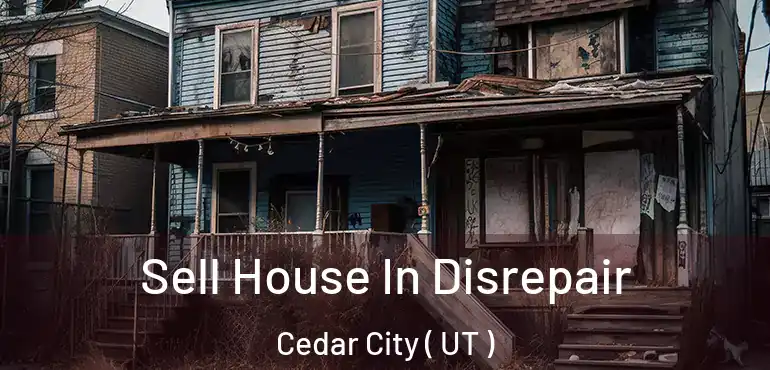  Sell House In Disrepair Cedar City ( UT )