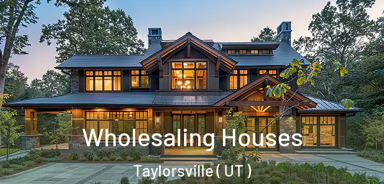 Wholesaling Houses Taylorsville ( UT )